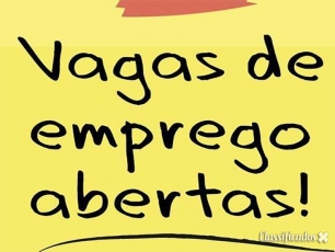 Estamos contratando com ou sem experiência